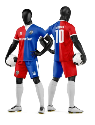 Camisa e Short de Futebol Amador Personalizado Camisa e Short de Futebol Amador Personalizado