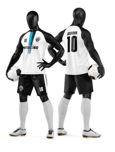 Camisa e Short de Futebol Amador Personalizado Camisa e Short de Futebol Amador Personalizado