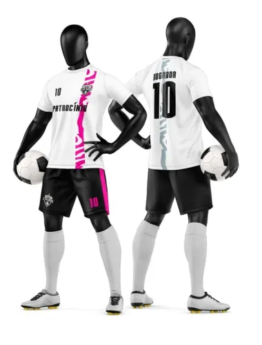 Camisa e Short de Futebol Amador Personalizado Camisa e Short de Futebol Amador Personalizado
