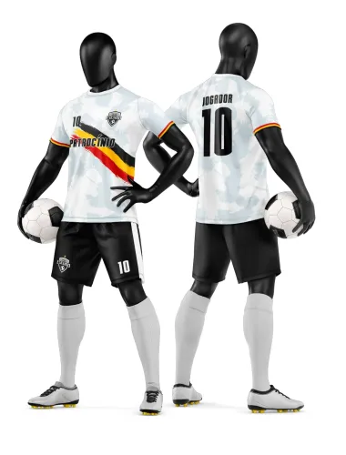 Camisa e Short de Futebol Amador Personalizado Camisa e Short de Futebol Amador Personalizado