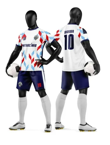 Camisa e Short de Futebol Amador Personalizado Camisa e Short de Futebol Amador Personalizado