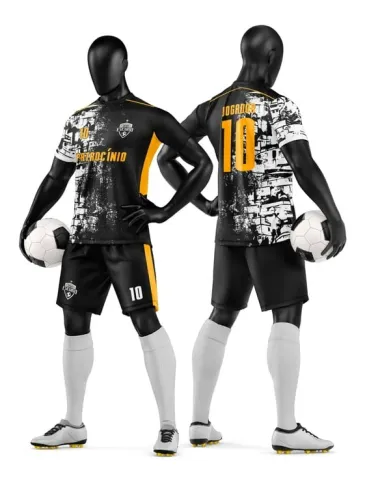 Camisa e Short de Futebol Amador Personalizado Camisa e Short de Futebol Amador Personalizado