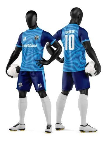 Camisa e Short de Futebol Amador Personalizado Camisa e Short de Futebol Amador Personalizado