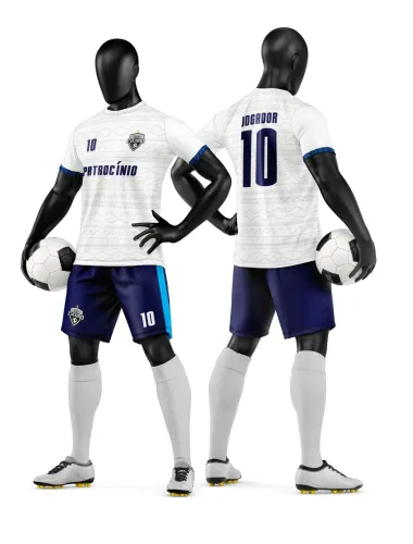 Camisa e Short de Futebol Amador Personalizado Camisa e Short de Futebol Amador Personalizado