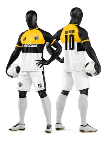 Camisa e Short de Futebol Amador Personalizado Camisa e Short de Futebol Amador Personalizado