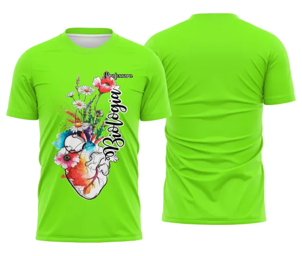 Camiseta Biologia Estampa Fofa Unissex para Professora