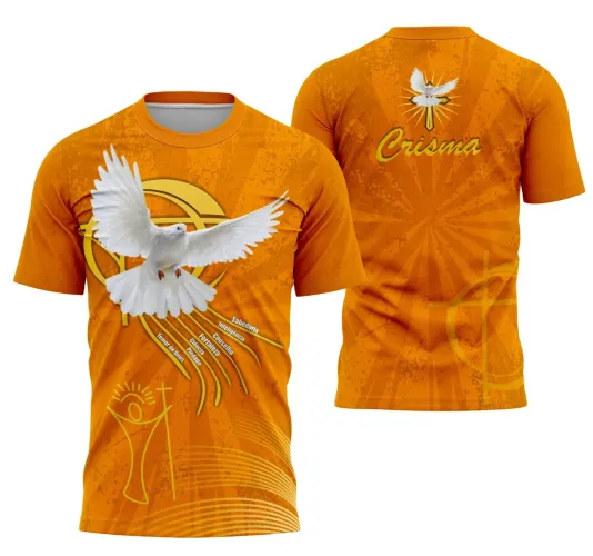 Camiseta Católica Crisma - Religiosa 