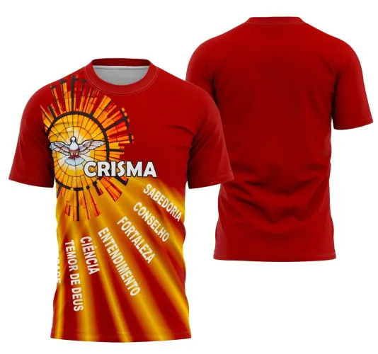 Camiseta Católica Crisma - Religiosa 