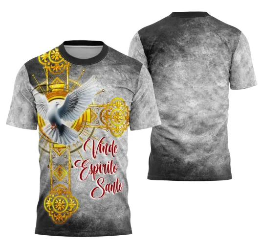 Camiseta Católica Crisma - Religiosa 