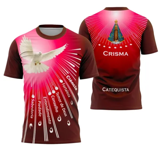 Camiseta Católica Crisma - Religiosa 
