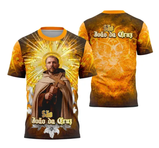 Camiseta Católica São João da Cruz – Estilo com Devoção