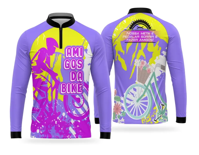 Camiseta Ciclismo Equipe – Design Personalizado para Estampa