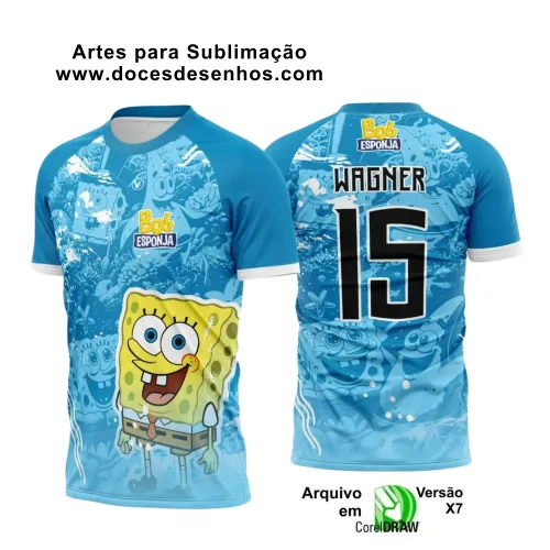 Camiseta Interclasse 2025: Estampa Bob Esponja Camiseta Interclasse 2025: Estampa Bob Esponja