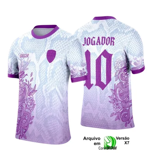 Camiseta Interclasse com Estampa de Cobra – Arte Digital