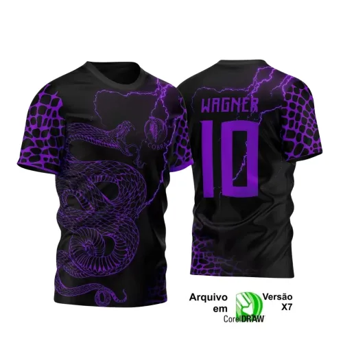 Camiseta Interclasse com Estampa de Cobra – Arte Digital