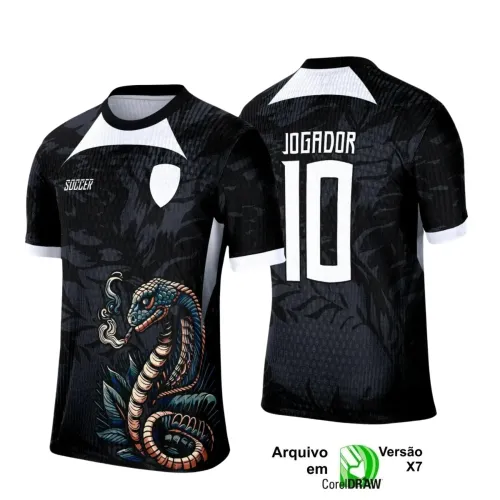 Camiseta Interclasse com Estampa de Cobra – Arte Digital