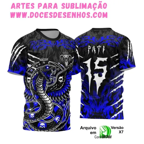 Camiseta Interclasse com Estampa de Cobra – Arte Exclusiva