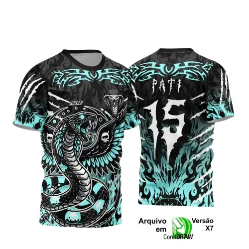 Camiseta Interclasse com Estampa de Cobra – Arte Exclusiva