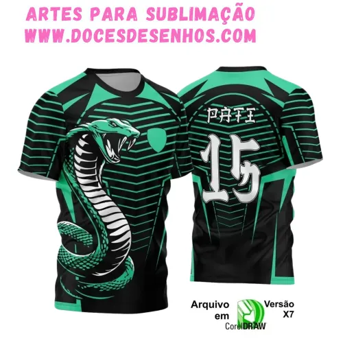 Camiseta Interclasse com Estampa de Cobra – Arte Exclusiva