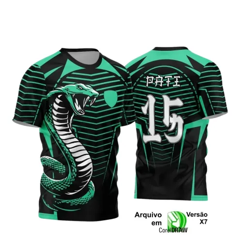 Camiseta Interclasse com Estampa de Cobra – Arte Exclusiva