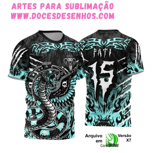 Camiseta Interclasse com Estampa de Cobra – Arte Exclusiva
