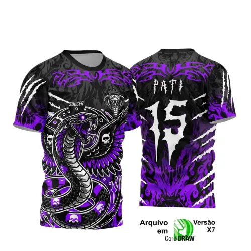 Camiseta Interclasse com Estampa de Cobra – Arte Exclusiva