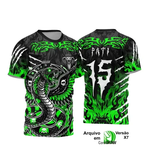 Camiseta Interclasse com Estampa de Cobra – Arte Exclusiva