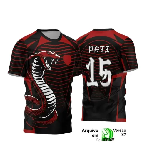 Camiseta Interclasse com Estampa de Cobra – Arte Exclusiva