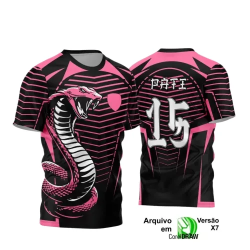 Camiseta Interclasse com Estampa de Cobra – Arte Exclusiva