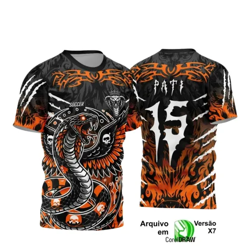 Camiseta Interclasse com Estampa de Cobra – Arte Exclusiva