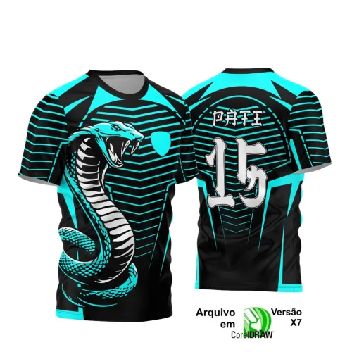 Camiseta Interclasse com Estampa de Cobra – Arte Exclusiva