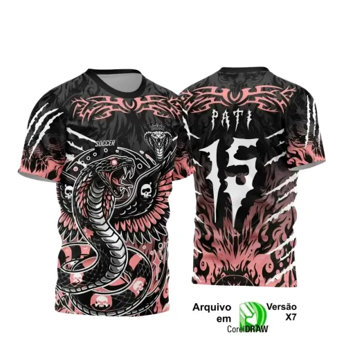 Camiseta Interclasse com Estampa de Cobra – Arte Exclusiva