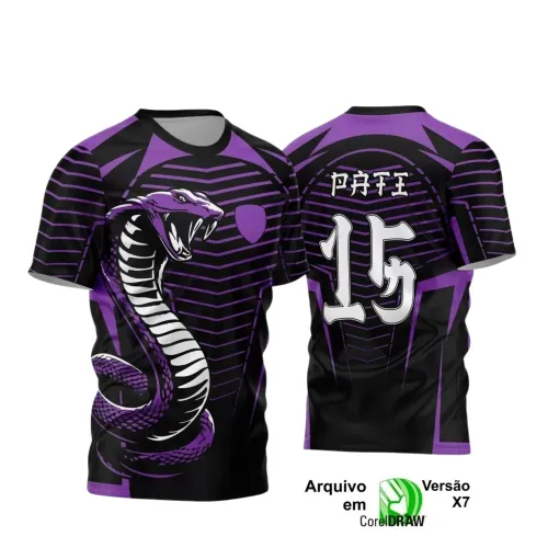 Camiseta Interclasse com Estampa de Cobra – Arte Exclusiva