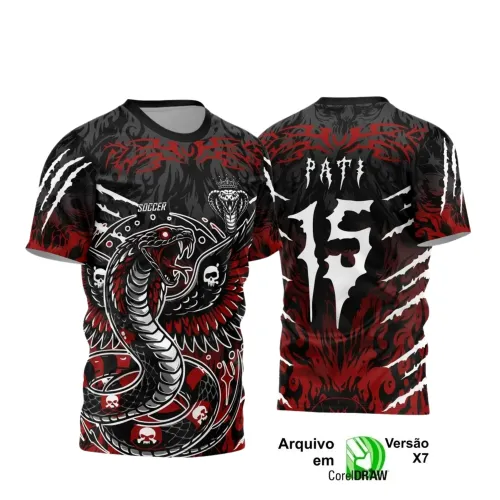 Camiseta Interclasse com Estampa de Cobra – Arte Exclusiva