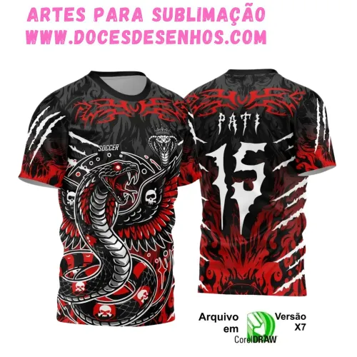 Camiseta Interclasse com Estampa de Cobra – Arte Exclusiva