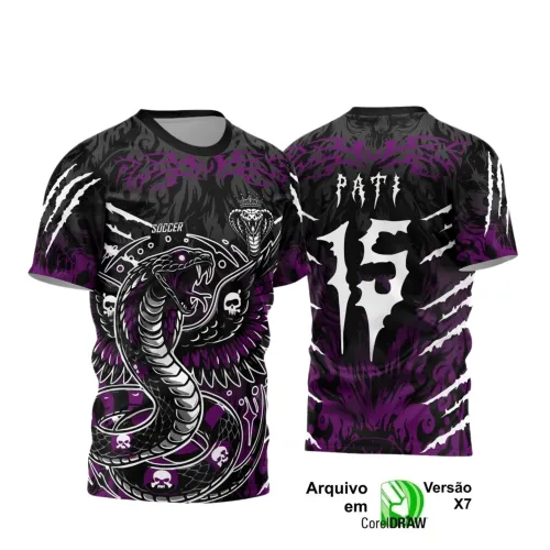 Camiseta Interclasse com Estampa de Cobra – Arte Exclusiva