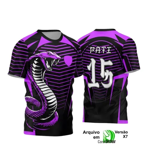 Camiseta Interclasse com Estampa de Cobra – Arte Exclusiva