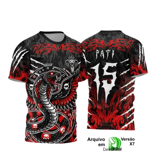 Camiseta Interclasse com Estampa de Cobra – Arte Exclusiva