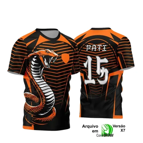 Camiseta Interclasse com Estampa de Cobra – Arte Exclusiva