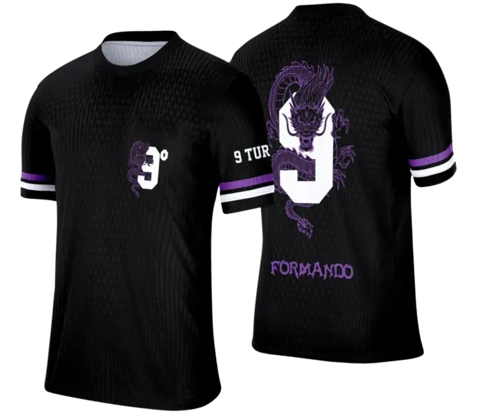 Camiseta Nono Ano Dragão – Uniforme Escolar Criativo para Concluintes