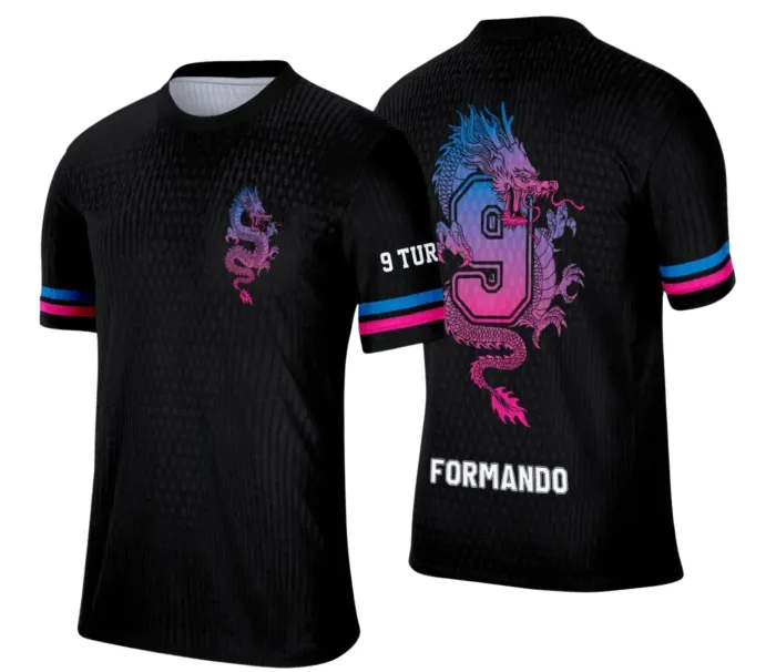 Camiseta Nono Ano Dragão – Uniforme Escolar Criativo para Concluintes