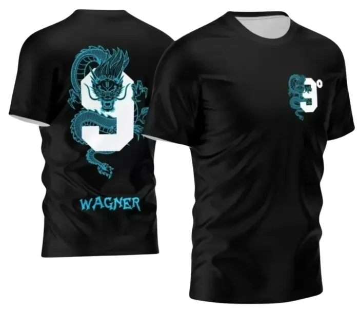 Camiseta Nono Ano Dragão – Uniforme Escolar Criativo para Concluintes