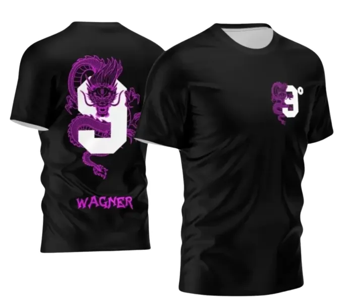 Camiseta Nono Ano Dragão – Uniforme Escolar Criativo para Concluintes