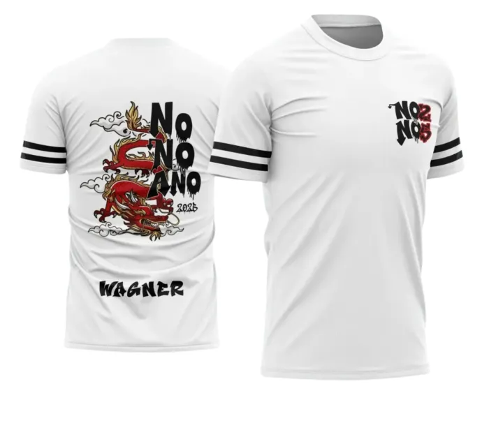 Camiseta Nono Ano Dragão – Uniforme Escolar Criativo para Concluintes