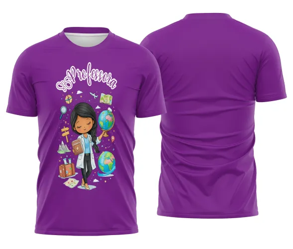 Camiseta Personalizada Professora – Estilo para Ensinar