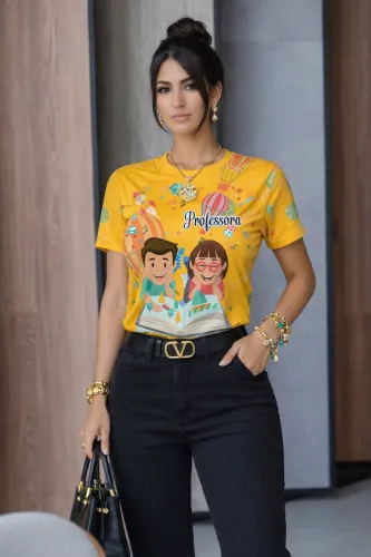 Camiseta Personalizada Professora – Estilo para Ensinar