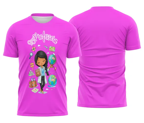 Camiseta Personalizada Professora – Estilo para Ensinar