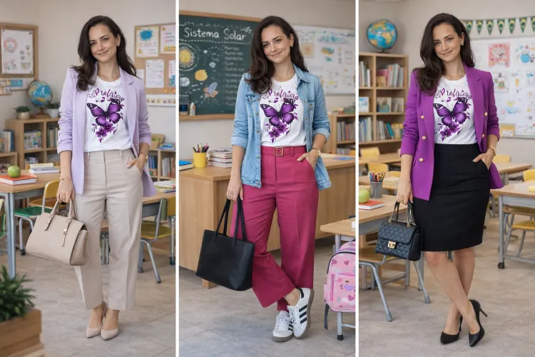 Camiseta Professora – Estampa Criativa para Sala de Aula