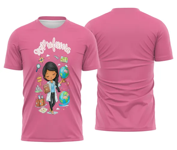 Camiseta Personalizada Professora – Estilo para Ensinar