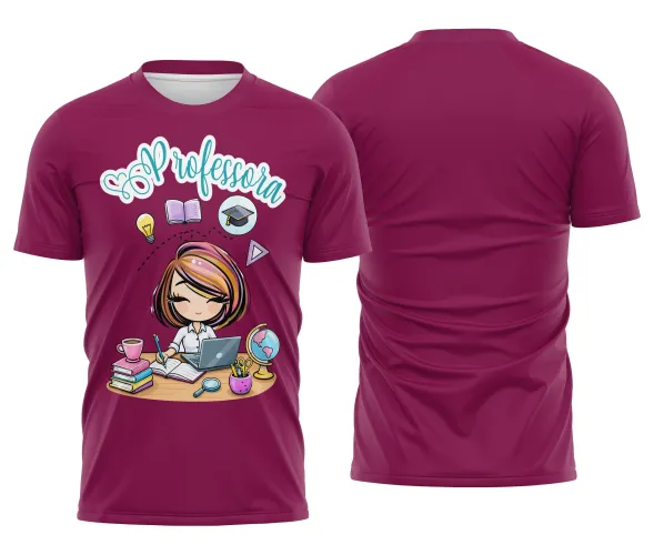 Camiseta Personalizada Professora – Moda & Conforto na Sala de Aula